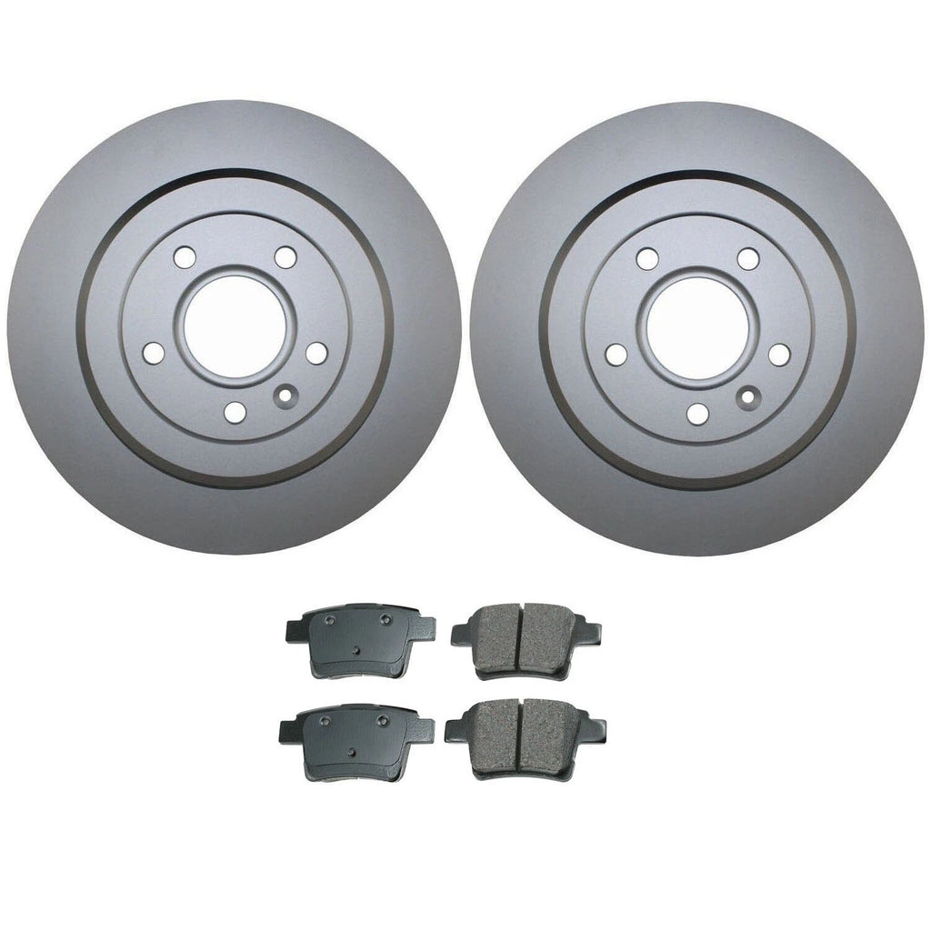 Rear Brake Kit 330mm Disc & Akebono Ceramic Pad for Ford Freestyle Taurus (2005–2007)