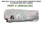Front Left Side Seat Airbag for Chevy Corvette (2014–2019) 84010120