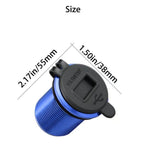 Dual USB Car Cigarette Lighter Charger Socket 12-24V