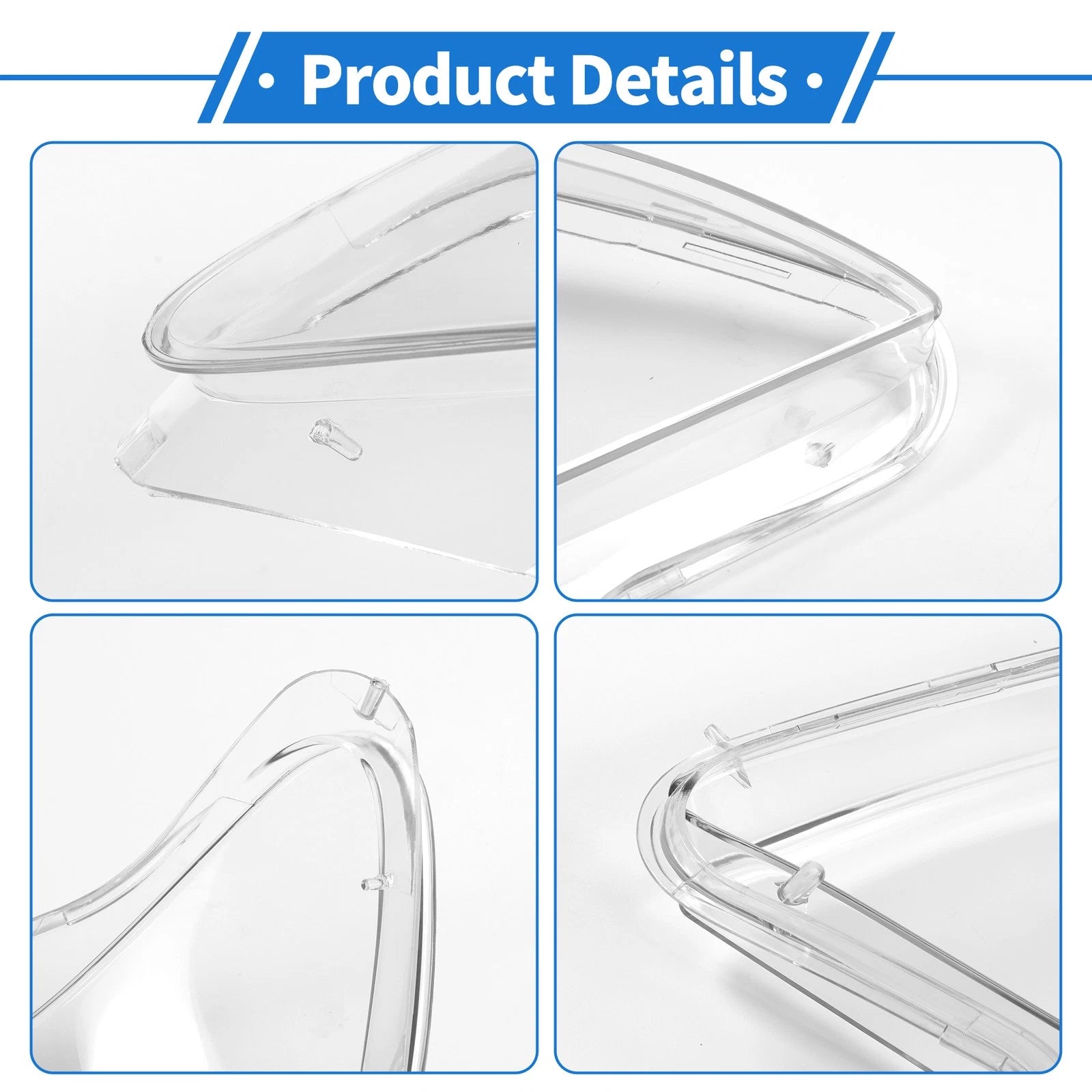 1 Pc Headlight Lens Cover for BMW 7 Series E65 (2002–2008) No. 63127162118