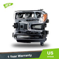 Headlight for Silverado 1500 (2019–2020) Driver Side Clear Housing