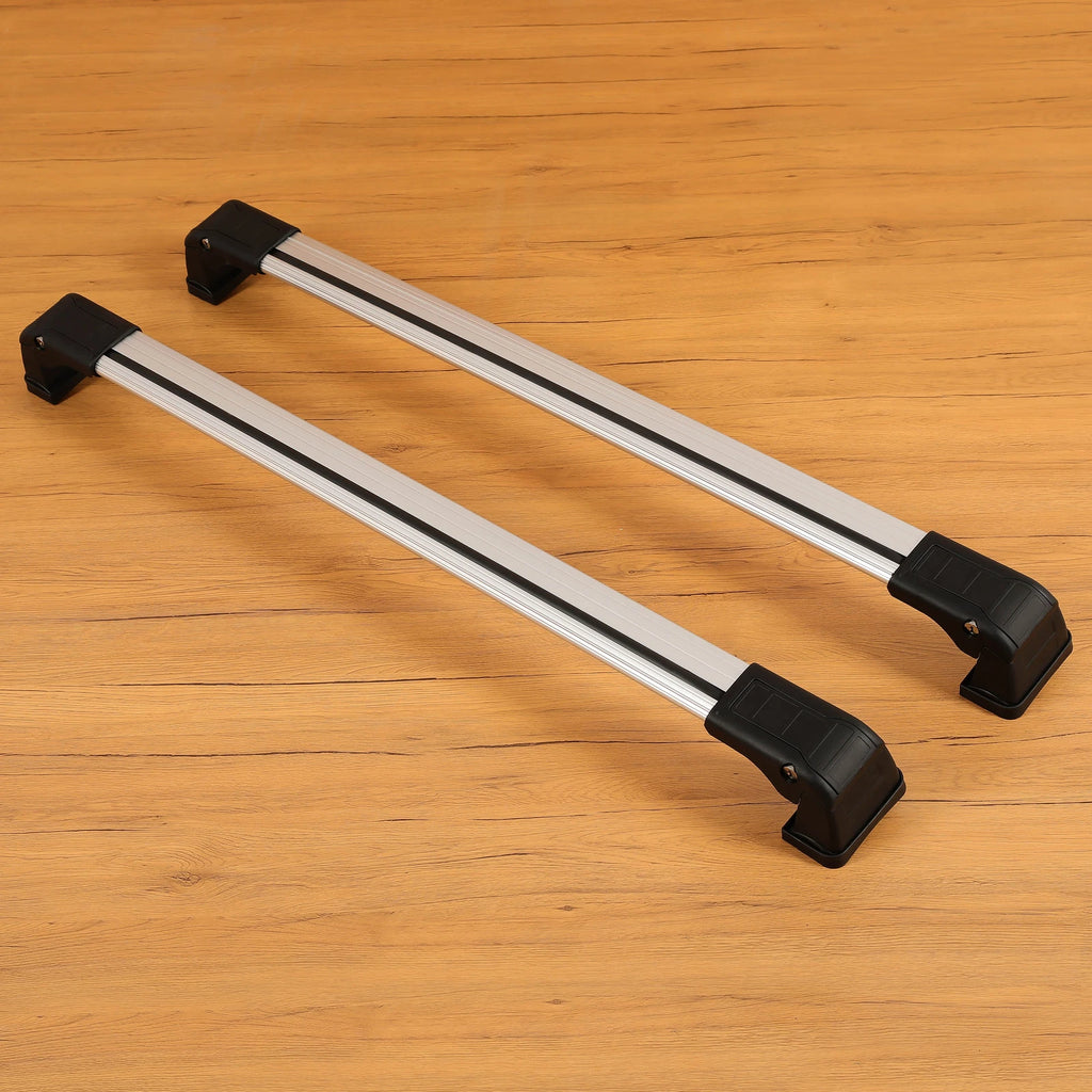 Set of 2 Silver Roof Rack Cross Bars for Mitsubishi Outlander Sport (2010–2024)