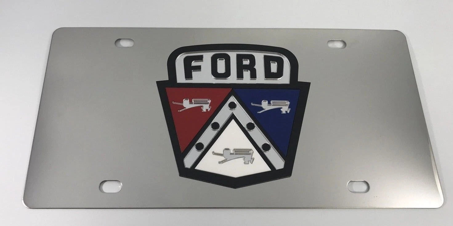 Hood Emblem Crest Polished Stainless Steel for Ford Crestline (1950–1959)