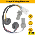 Set of 2 Rear Taillight Socket Lamp & Wiring for Hyundai Sonata (2011–2014) 92450-3Q000