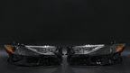 LED Headlight Pair for Toyota Camry XSE (2025) Black Trim Strip Dual Lens