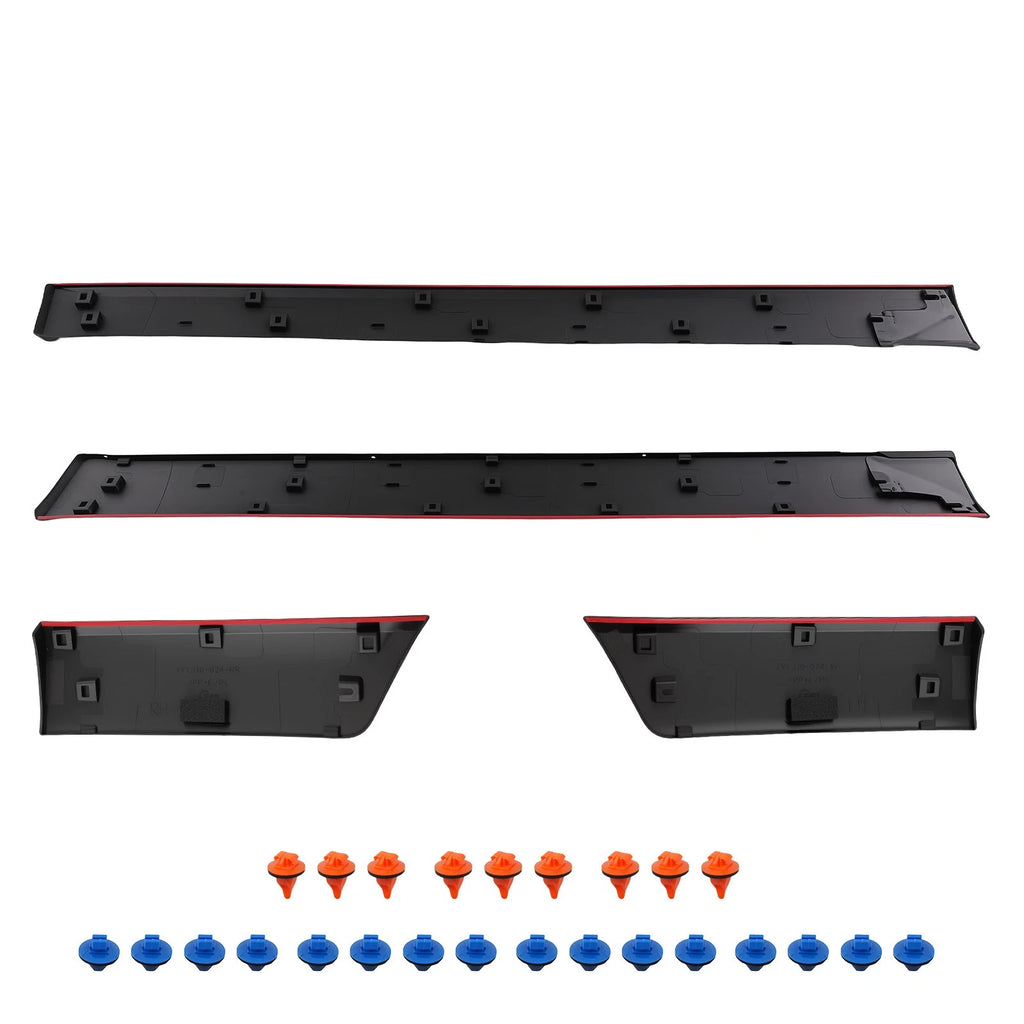 Set of 4 Door Molding Trim for Toyota FJ Cruiser (2007–2014) 75075-35162 Black