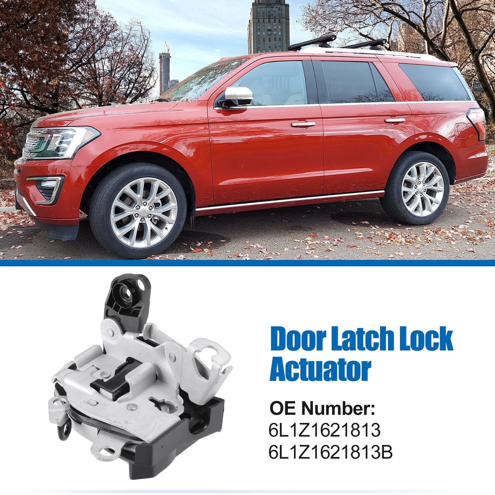 Front Left Door Latch Lock Actuator for Ford Expedition (2003–2023) No. 6L1Z1621813A