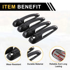 Set of 4 Exterior Door Handle Covers for Dodge Ram 1500  Carbon Fiber