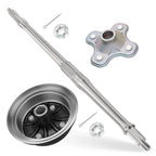 Rear Axle Shaft & Brake Drum & Wheel Hub Kit for Yamaha Big Bear 350 (1997–1999)