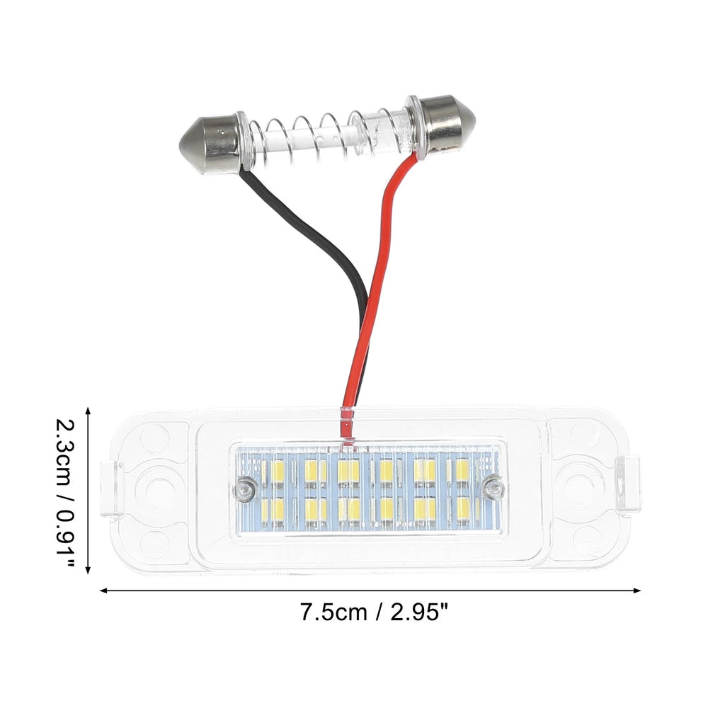 2pcs License Plate Light for Mercedes-Benz ML 320 (1998–2003) No.A1638200066