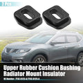 2X Upper Rubber Radiator Mount for Ford Edge (2007–2014) No.7T4Z-8125-A Black