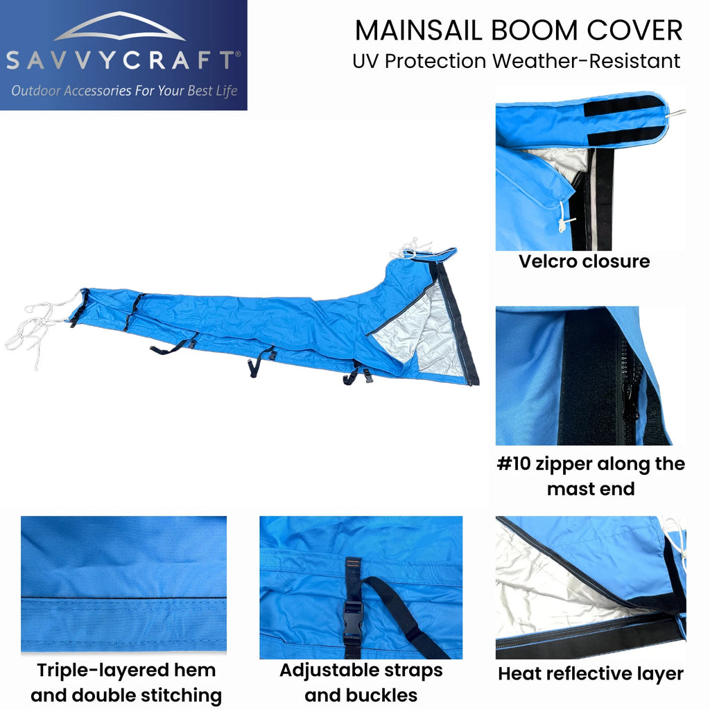 Mainsail Boom Cover for Catalina (UV Protection, Waterproof)
