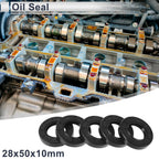 Set of 5 Oil Seal Rotary Shaft Seal TC Ring Nitrile Rubber 28x50x10mm