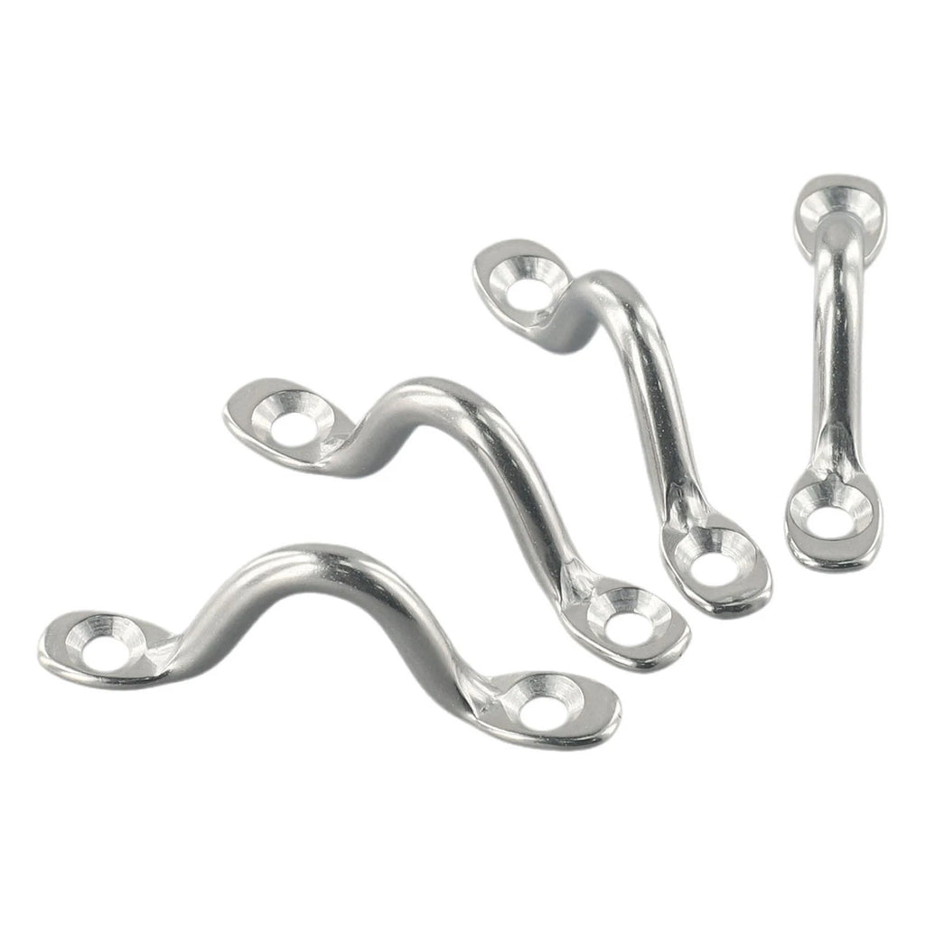Set of 4 Heavy Duty 5mm Wire-Eye Tie Down Straps for Boat Marine