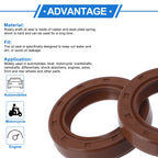 2X Oil Seal Rotary Shaft Seal   FKM Rubber 33x50x10mm