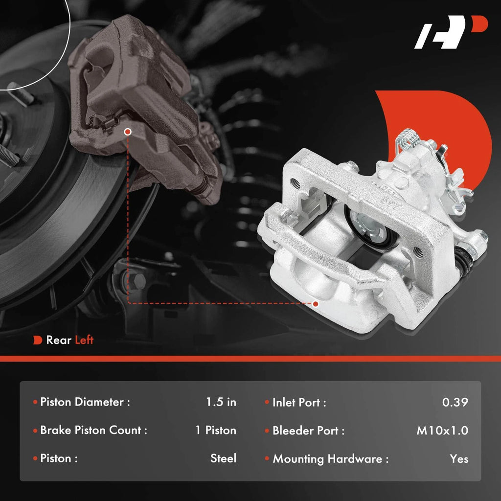 Rear Left Brake Caliper with Bracket for Buick Encore Chevrolet Trax (2013–2021)