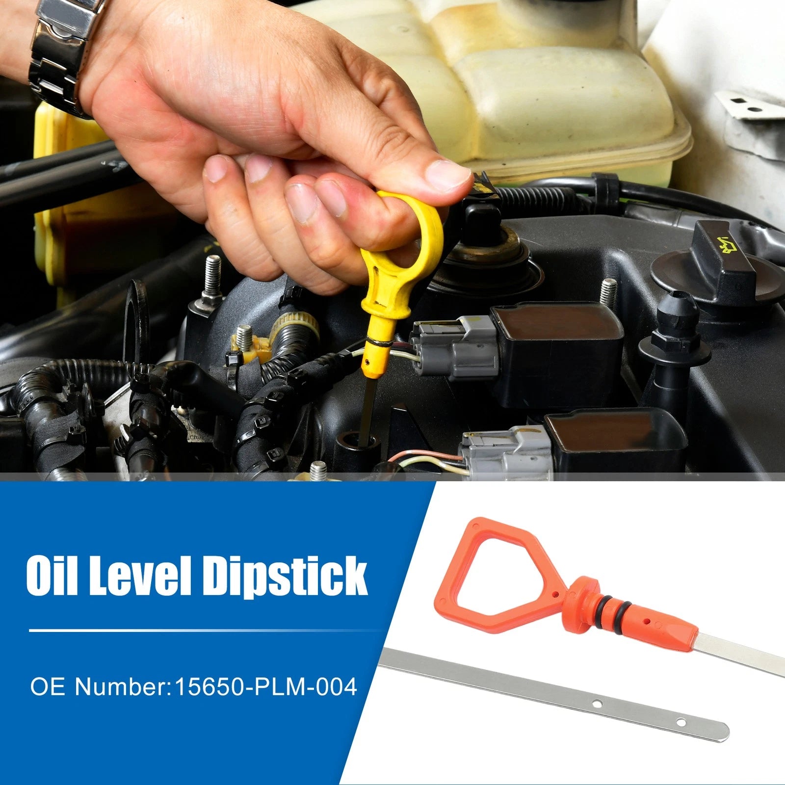 Engine Oil Dipstick for Honda Civic DX EX Special Edition (No. 15650-PLM-004)