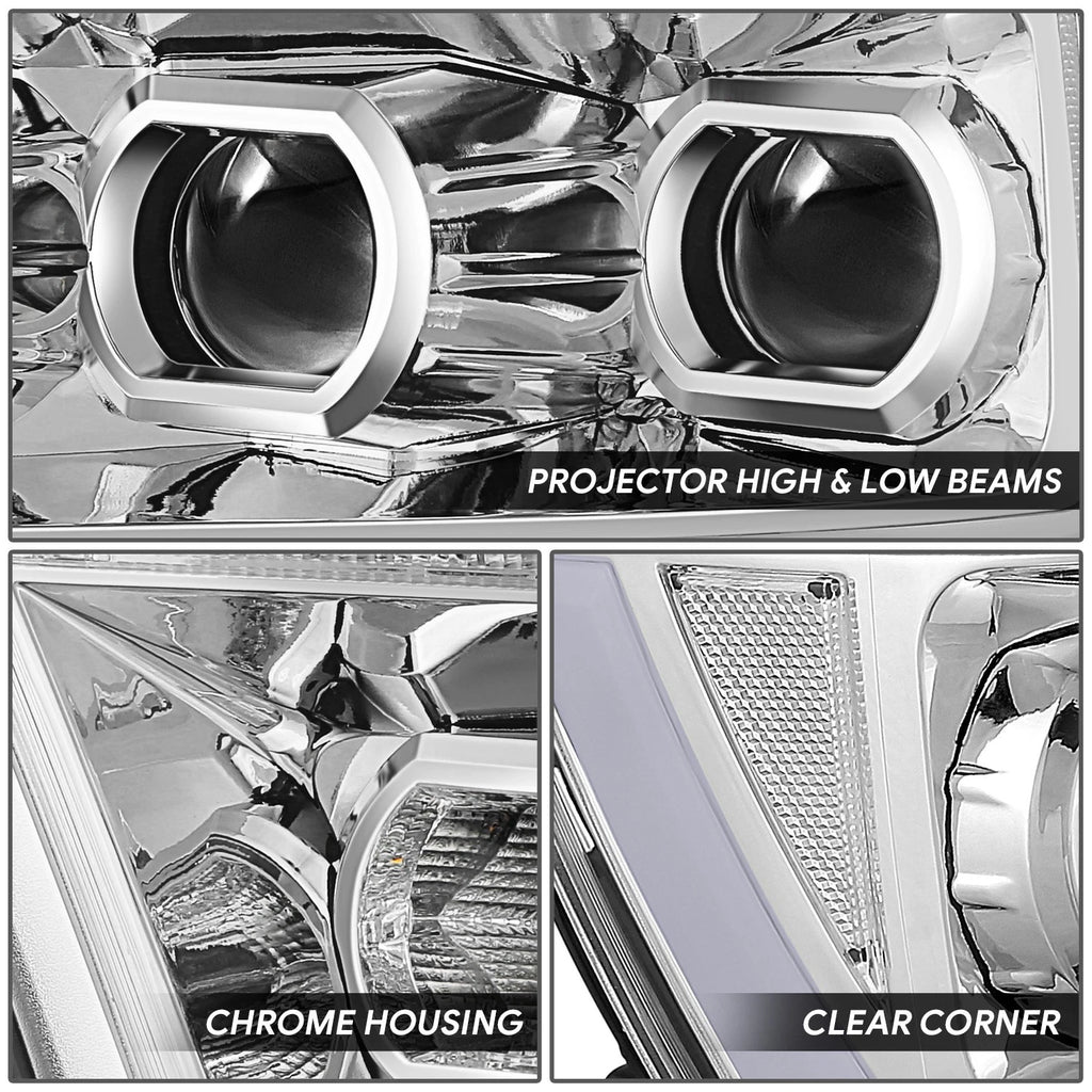 Chrome Projector Headlights for Ram 1500 (2019–2024)