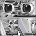 Chrome Projector Headlights for Ram 1500 (2019–2024)