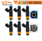 Set of 6 Fuel Injectors for Chrysler Concorde, Dodge Intrepid (2000–2004)