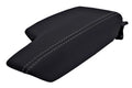 Leather Console Lid Armrest Cover for Subaru Impreza (2017–2020) Black Gray