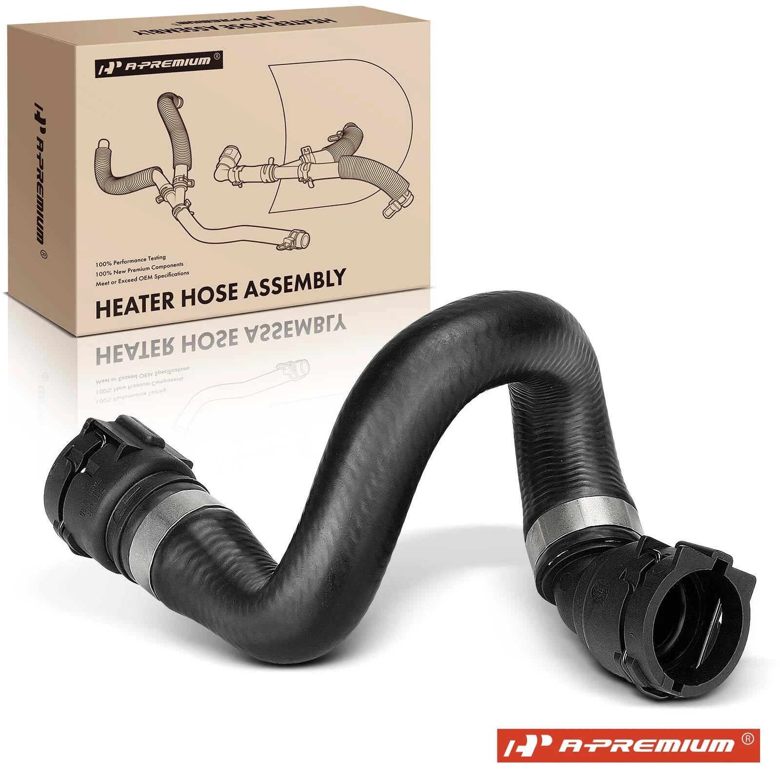 HVAC Heater Hose Assembly for BMW 745i 745Li 750i 750Li (2002–2005)