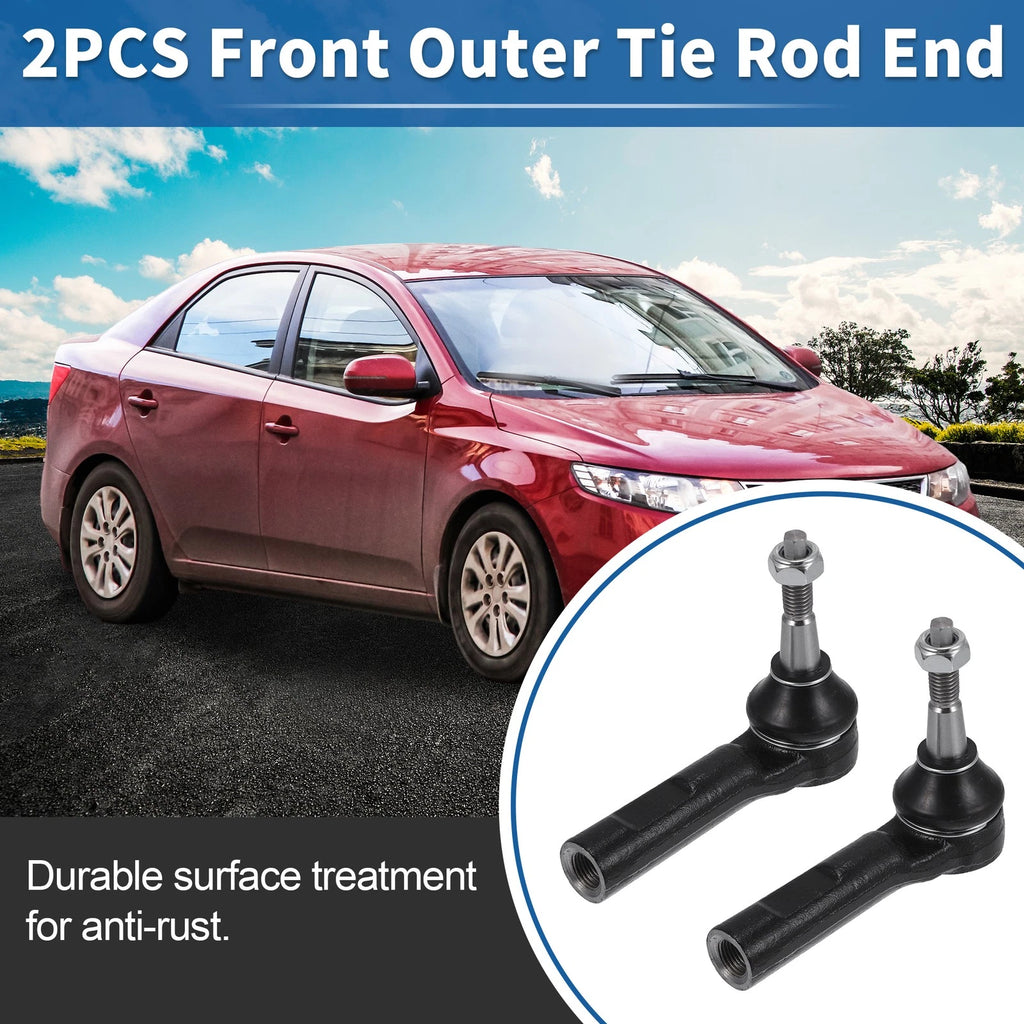 2pcs Front Outer Tie Rod End Links for Buick LaCrosse Regal Verano (No. ES800949)