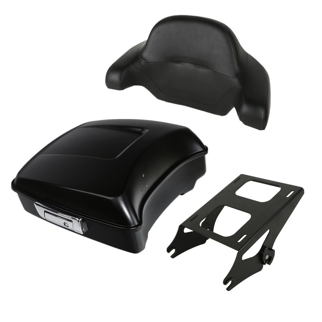 Trunk Pad Mount Rack for Harley Touring (2014–Present) Black Denim