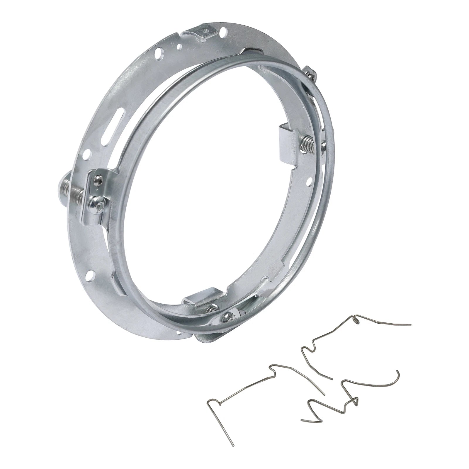 7" Headlamp HID LED Headlight Mounting Ring Bracket for Harley Road Glide (1994–2013)