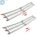 2pcs Aluminum Folding Loading Ramps for ATV UTV Truck Motorcycle
