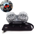 40W Dual Cat Eye LED Taillight for Universal Motorcycle