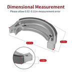 Front Brake Shoes for Yamaha Blaster YFS200 (1988–2002) Part # 4KN-W253E-11-00