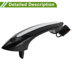 Exterior Door Handle for BMW F07 (2010–2017) Silver Tone Black Front Left