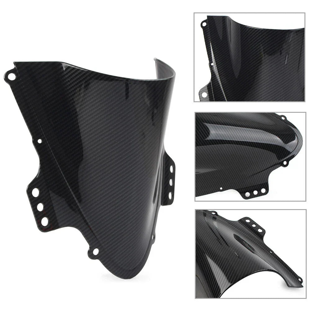 Black Carbon Fiber ABS Windshield for Suzuki GSXR 1000 (2005-2006)