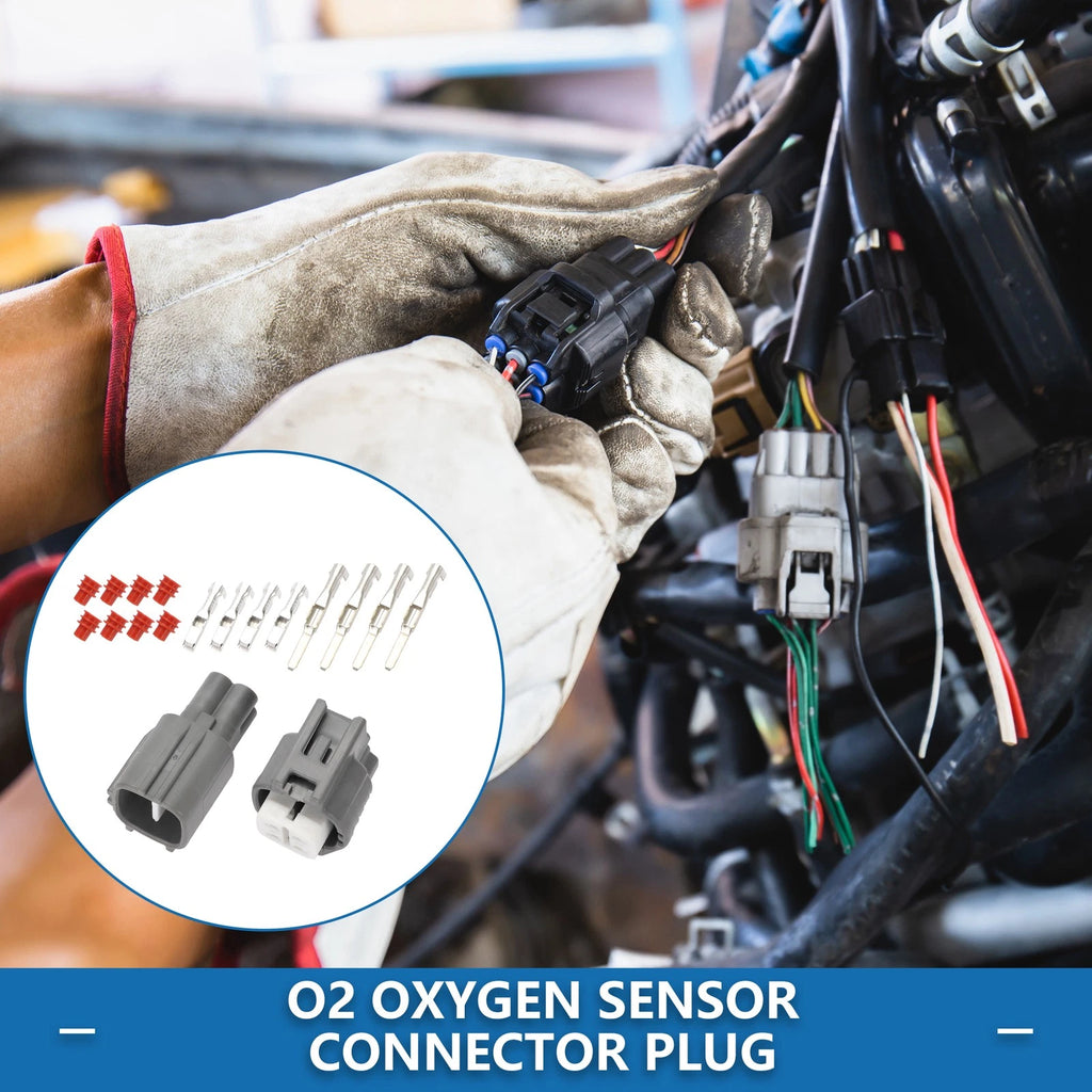 Set of 4 O2 Oxygen Sensor Connector Plugs for Toyota Lexus (No. 9098011028)