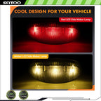 4X LED Fender Side Marker Lights for Ford F250 F350 Super Duty (2011–2016)