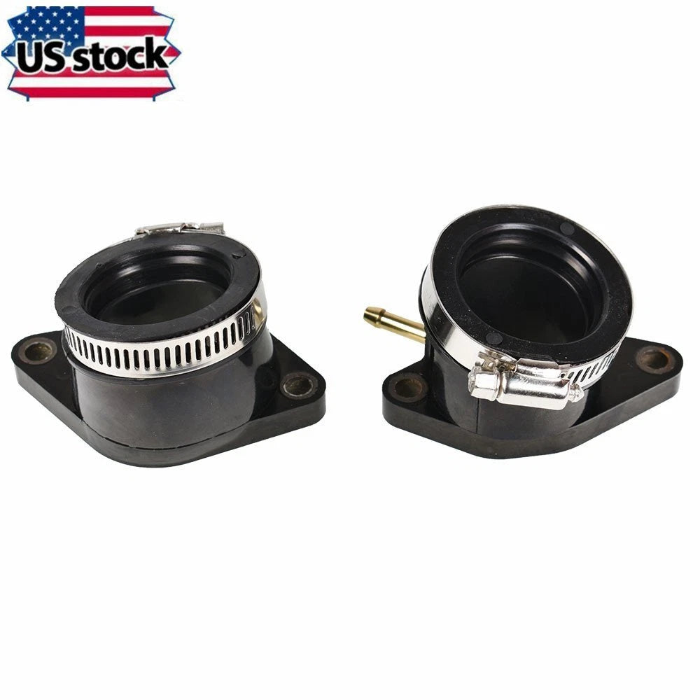 Set of 2 Carburetor Intake Manifold Boots for Yamaha Raptor 660 (2001–2005)