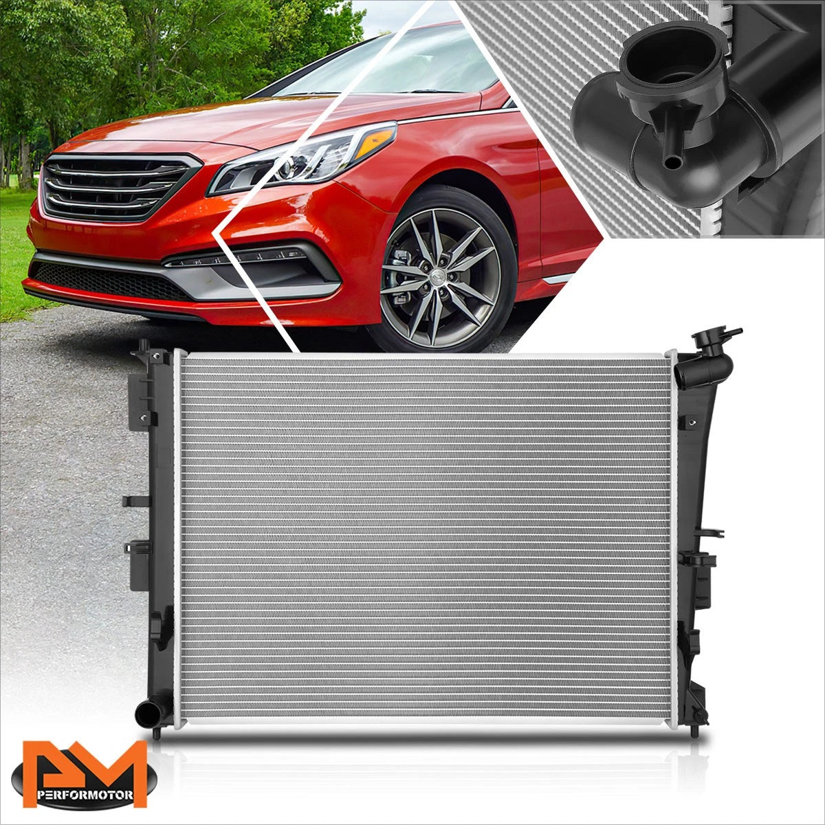 Aluminum Core Radiator DPI-13249 for Kia Optima/Hyndai Sonata (2011–2015)