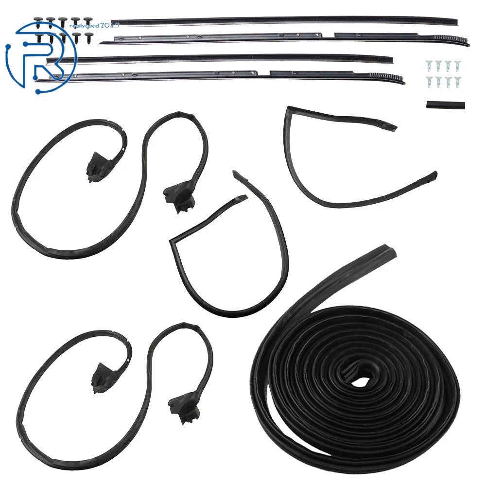 9Pcs Weatherstripping Seal Kit for Regal Cutlass Supreme (1981–1988)