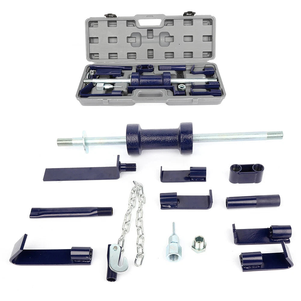 18-Piece Slide Hammer Dent Puller Set for Auto Body Repair