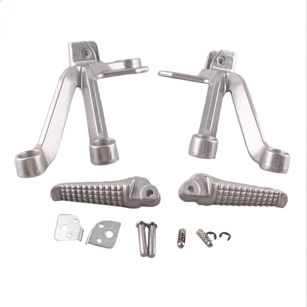 Passenger Rear Footpegs Footrests Brackets for Suzuki GSXR1000 (2003–2004)
