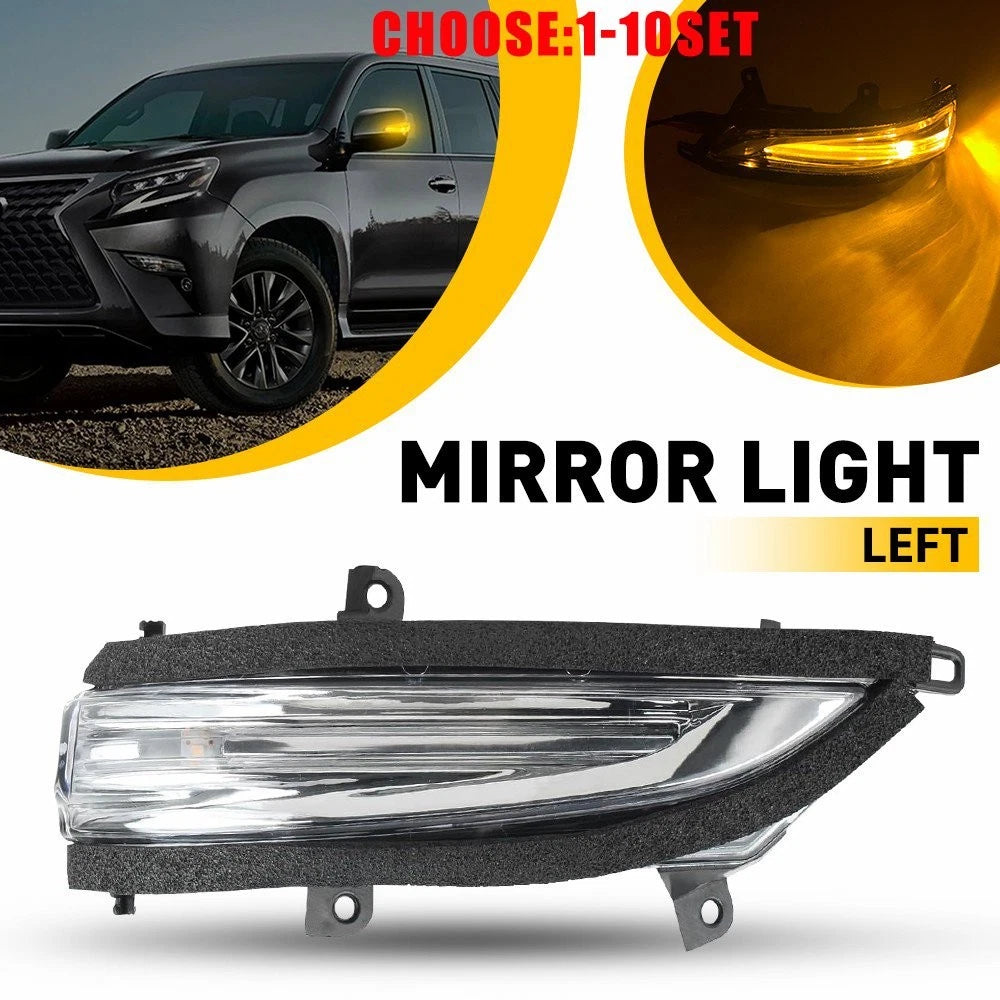 LH Driver Mirror Turn Signal Light for Lexus LX570 GX460 (2010–2023)