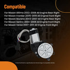 Window Lift Motor for Nissan Altima Murano Sentra Versa (2000–2013) 742510 742-510