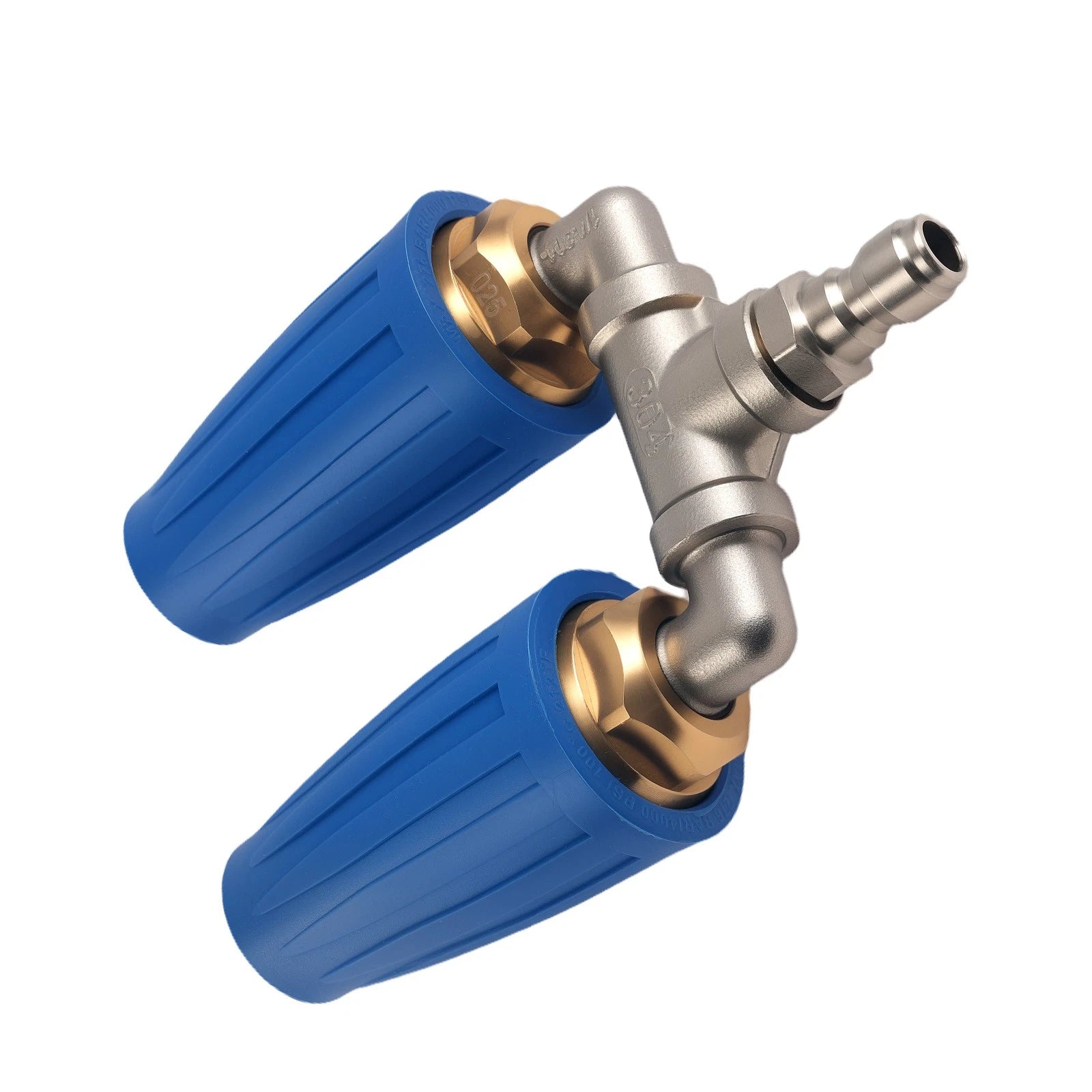 Dual Turbo Nozzle for Pressure Washer 4000PSI 304SS Twin Head Design