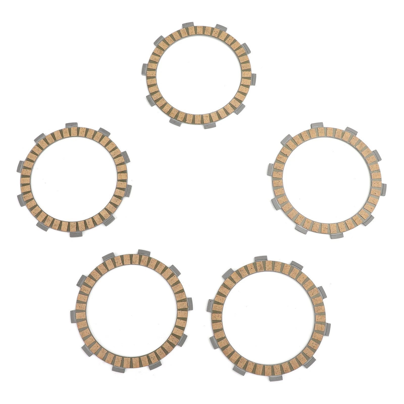 Clutch Friction Plate Kit for Yamaha SR185 (H/J), XT200 (J/K), TY125, YZ125 (X/C/F/G)