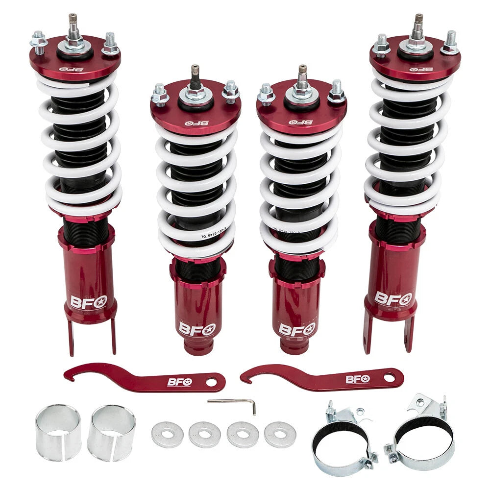 Coilover Lowering Kit for Honda Civic 92-00, Integra 94-01 (BFO 24 Clicks)