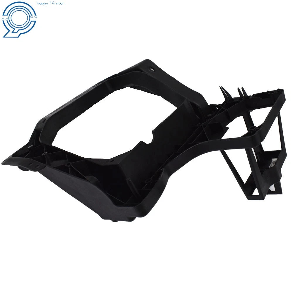 Set of 2 Headlight Brackets for Jeep Cherokee (2014-2018) Black ABS