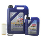 Oil Change Kit 6L Liqui Moly 5W-40 Mahle for Audi 1.8/2.0L