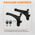 Set of 2 Front Lower Control Arms for Subaru Impreza (2008–2011) & Outback Legacy (2003–2008)