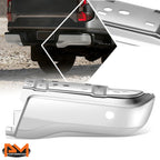 Rear Right Bumper End Cap for Ford Ranger (2019–2023) - Chrome, Parking Sensor Holes
